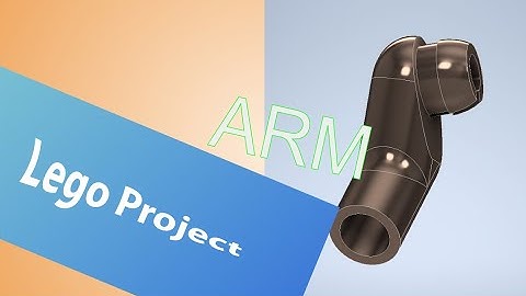 How to Create the Lego Mini Figure - Arm - Autodesk Inventor