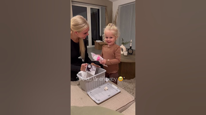 Vi fortæller Elina at mor er gravid & hun skal være storesøster! 😭🥰 #mor #graviditet #gravid #baby