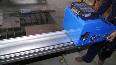 Portable cnc plasma cutting machine installation and wire connection