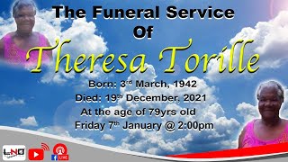 The Funeral Service of Theresa Torille part 1