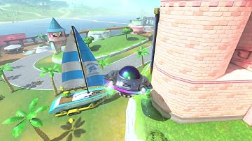 Mario Kart World Unlocking Rocky Wrench with the UFO