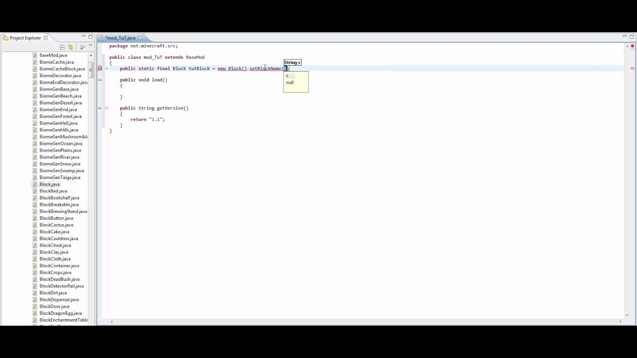 Minecraft | Modding Tutorials | Getting Started Series | Making your ...