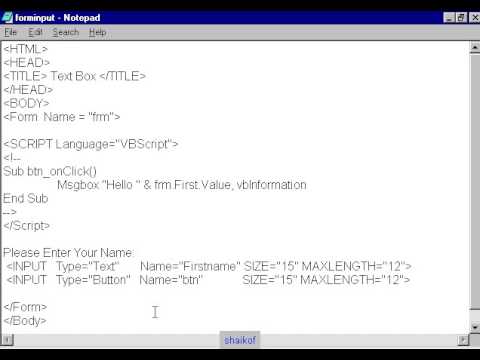 How to Control events in VBScript code