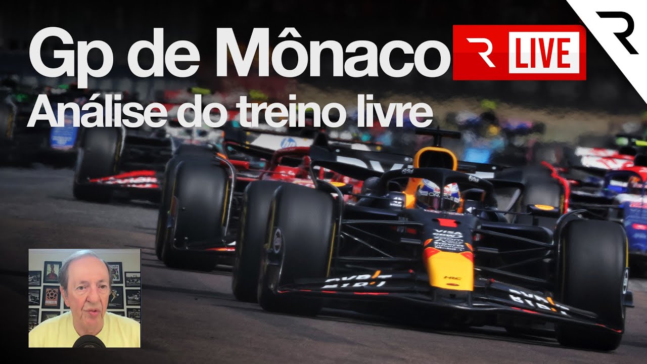 Live - Análise do treino livre em Mônaco