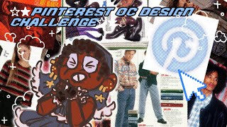 ⁠PINTEREST OC DESIGN CHALLENGE ​(⁠@emmasaurt )𖤐ֹ 𓏭꫶ (character design+ lore building+rambles)