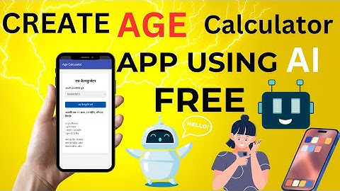 How to Make an AI Age Calculator App in 2025 (Easy)