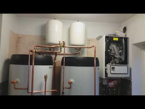 Vaillant pipe connection, cylinder and boiler