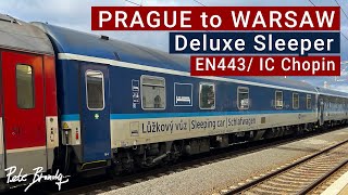 TRIP REPORT | Prague to Warsaw sleeper | EuroNight / IC Chopin | Czech Deluxe sleeping car