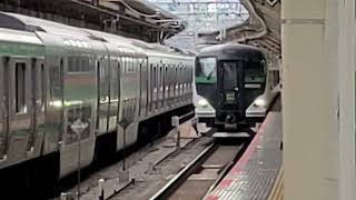 【東海道線】回9841M E257系5500番台OM-52編成 東京駅 到着シーン