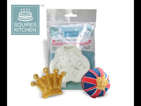 Squires Kitchen Great Impressions Silicone Moulds - Crown