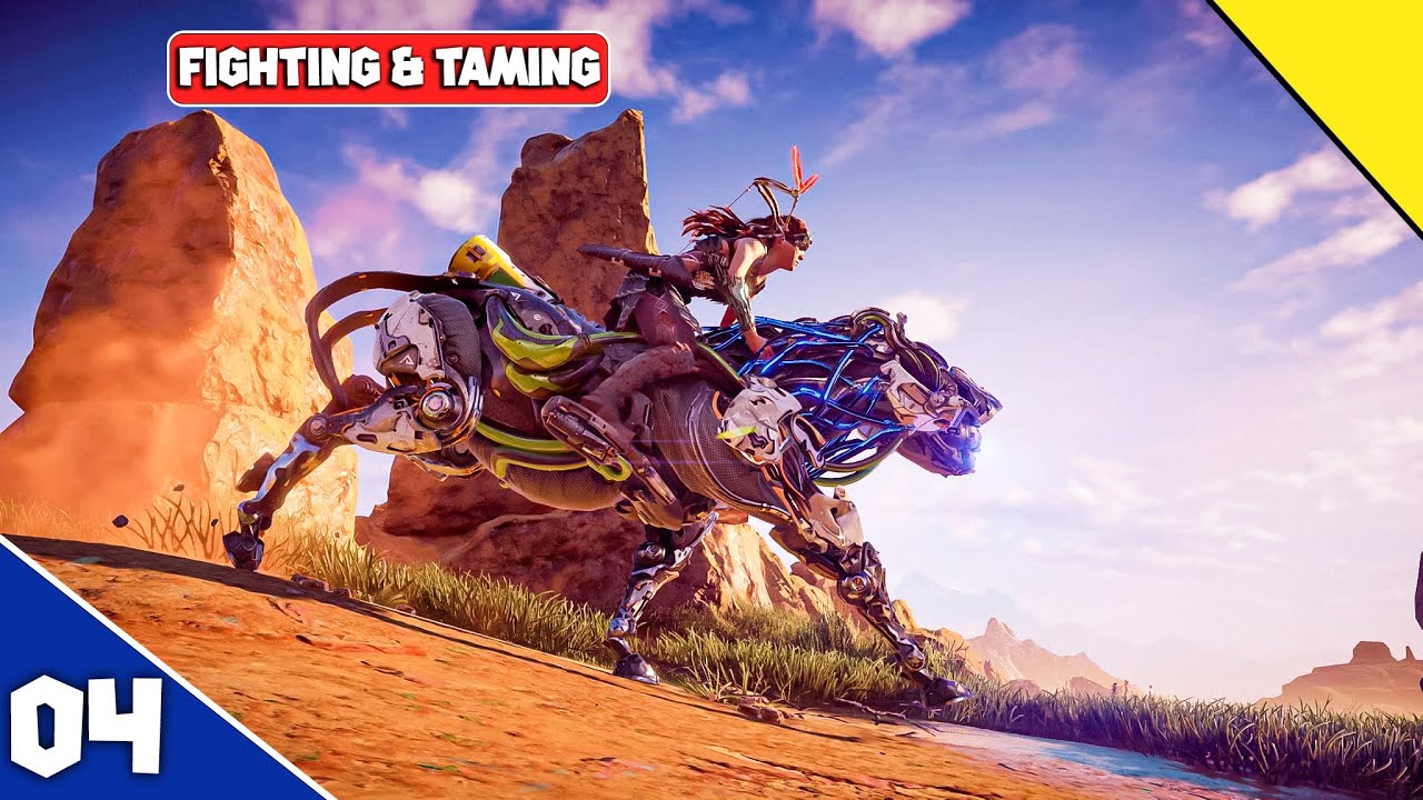 Fighting & Taming Strider- Horizon Zero Dawn™ Playthrough Hindi ...