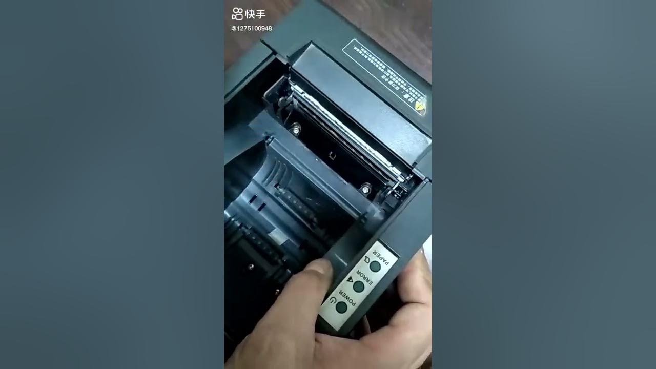 Thermal printer：How to clean the print head of a thermal printer YouTube