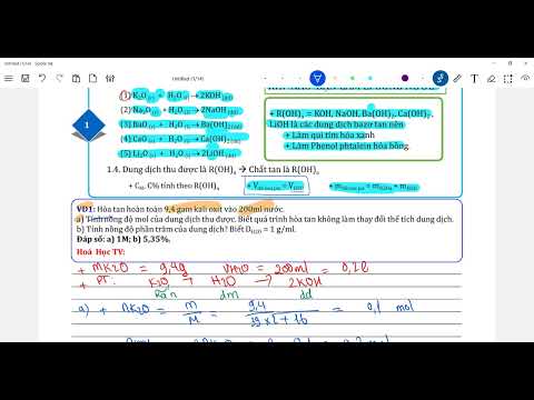 Video Hoá học 8 | Oxit bazơ tan, oxit axit tác dụng với nước... - youtube