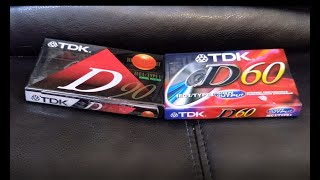 TDK D Cassette Tape - 1992 vs 1997