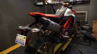 DUCATI HYPERMOTARD 950SP DYNO #ducati #hypermotard950sp #termignoni #shorts #shortvideo #motorcycle