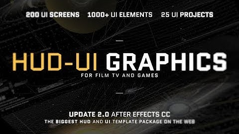 HUD  UI Graphics for FILM, TV and GAMES | videohive