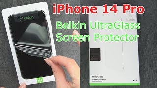 iPHONE 14 PRO Belkin Screen Protector //Installation TUTORIAL Easy & Quick