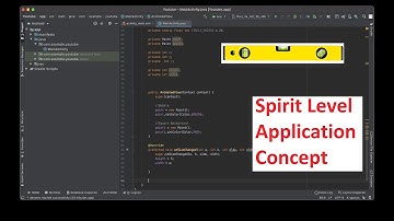 Spirit Level Application in Android Studio | Android Tutorial