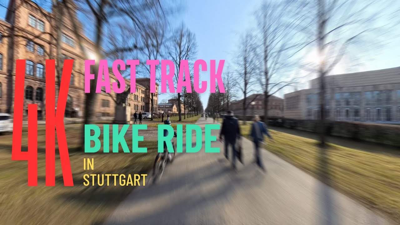 🚴‍♂️ Fast Track 4K Bike Ride | Mühlhausen → Kornwestheim → Ludwigsburg → Favorite Park