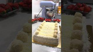 Beautiful Cake Decorating with Coconut Flakes & Cream | Satisfying Cake Art