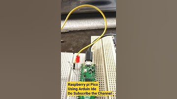 Blink led using Raspberry pi Pico in Arduino ide #shorts #youtubeshorts