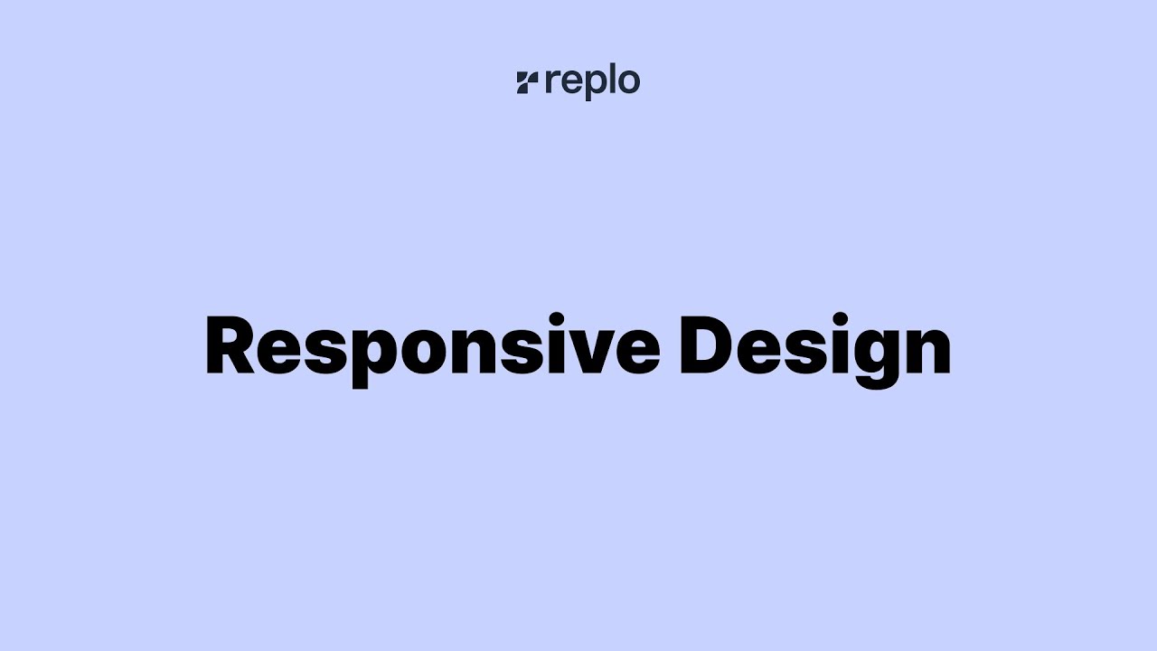 Responsive Design - YouTube