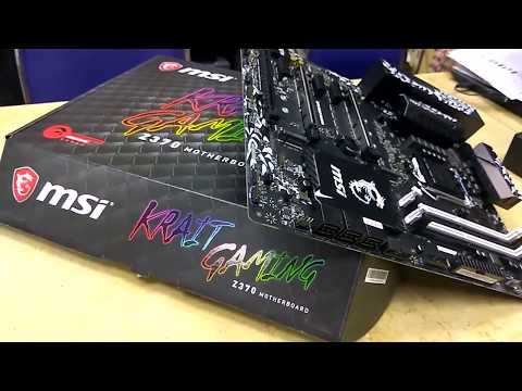 MSI Z370 KRAIT Gaming Motherboard Unboxing | Tech Land