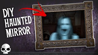 Spooky Haunted TwoWay Mirror  DIY Halloween Props