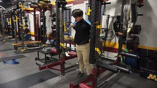 Paused Drop Jump Band Staggered Alternating