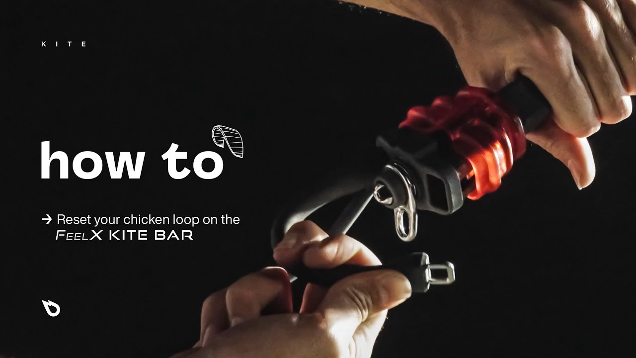 HOW TO: Reset your chicken loop on the FeelX kite bar - YouTube