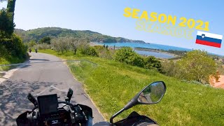 SEASON 2021 || SEA SIDE in #slovenia || BMW R1250GS Adventure || 4K ||