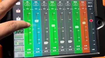 Mixing Floor Monitors - sound check - CQ18t