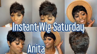 #4 INSTANT WIG SATURDAY  AUNTIE 'ANITA' CAME TO SLAY  SENSATIONNEL INSTANT FASHION WIG