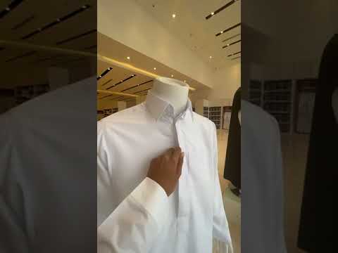 ثوب تصميم سعودي ماركة الدفة متوفر بكل الألوان سحاب بدون ازار كف مفتوح