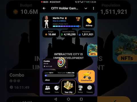 City Holder - Telegram mining app, earn before airdrop