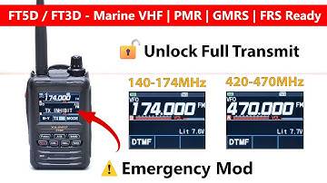 2025 Unlock Hidden Transmit on Yaesu FT5D / FT3D – Full MARS Mod Guide