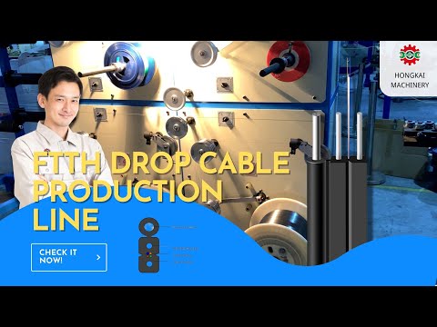 Video preview for the FTTH drop-cable production process