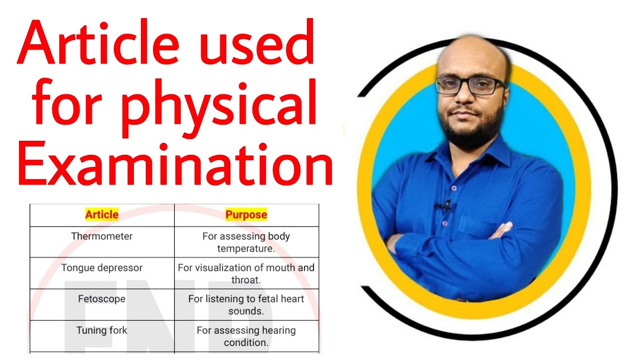 articles used for physical examination YouTube