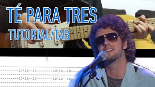 Soda Stereo - Té para tres TUTORIAL SOLO TABS (MTV Unplugged)