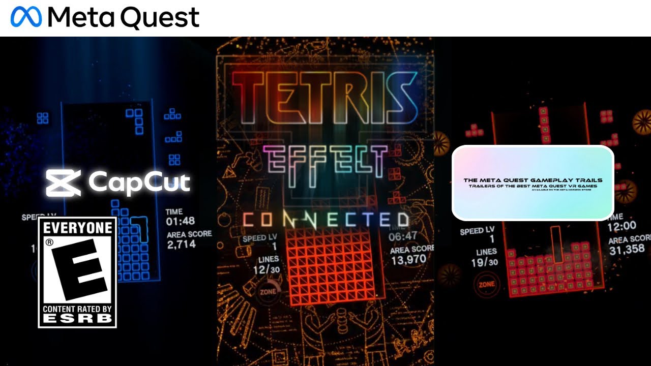 Tetris Effect Connected on Meta Quest [No Commentary] - YouTube