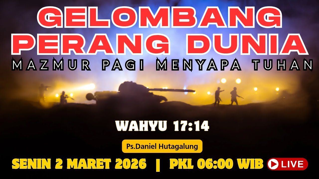 GELOMBANG PERANG DUNIA KE 3 - Ps.Daniel H - Senin 2 Maret 2025 #Perangduniake3 #live #Doapagi