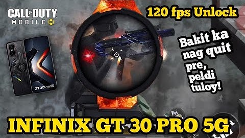 Infinix GT 30 PRO 5G Game Test COD Mobile | 120fps Unlock | Gyro Test CODM #codm #youtube 