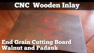 CNC Wooden Inlay - Endgrain Saints Cutting Board