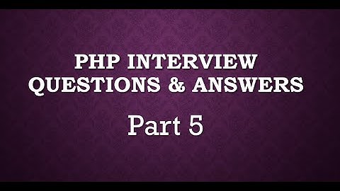 Top PHP Interview Question Part 5 in Hindi | Best php interview questions for freshers in Hindi