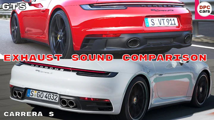 Porsche 911 992 GTS vs Carrera S Exhaust Sound Comparison