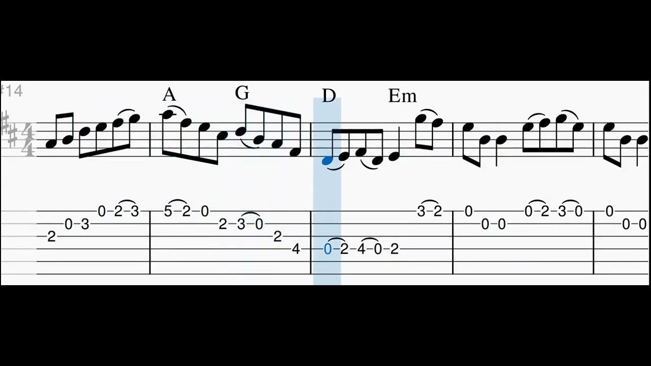 Cooley's Reel - Irish Trad - Guitar Play-Along - Music, Tab, & Chords