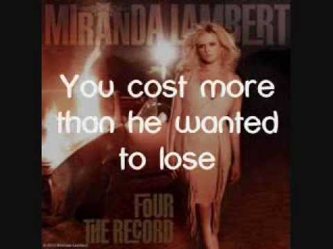 Miranda Lambert - Dear Diamond [Lyrics On Screen]