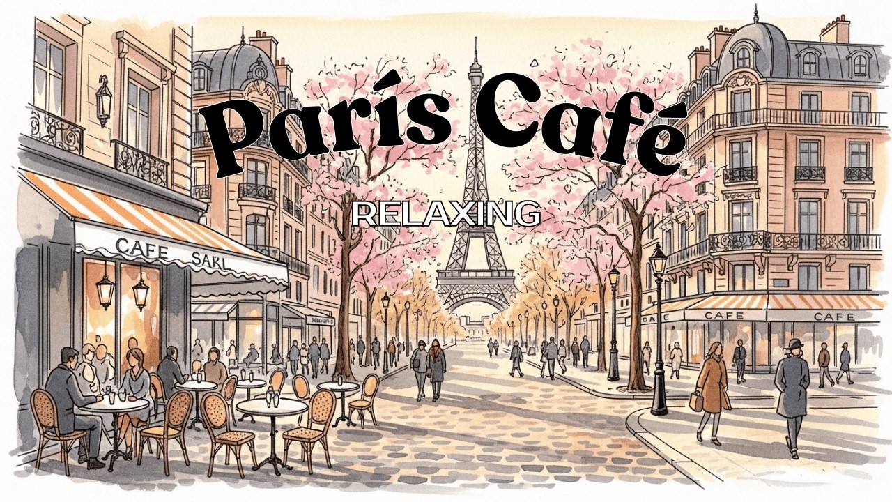 Paris Café Jazz ☕ Relaxing French Music for Work, Study & Cozy Moments