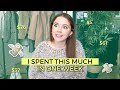 What I Spend In A Week: 25 Year Old in LA!