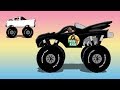 Monster Truck Colors 2 - Cool Monster Trucks On The Stunt Track